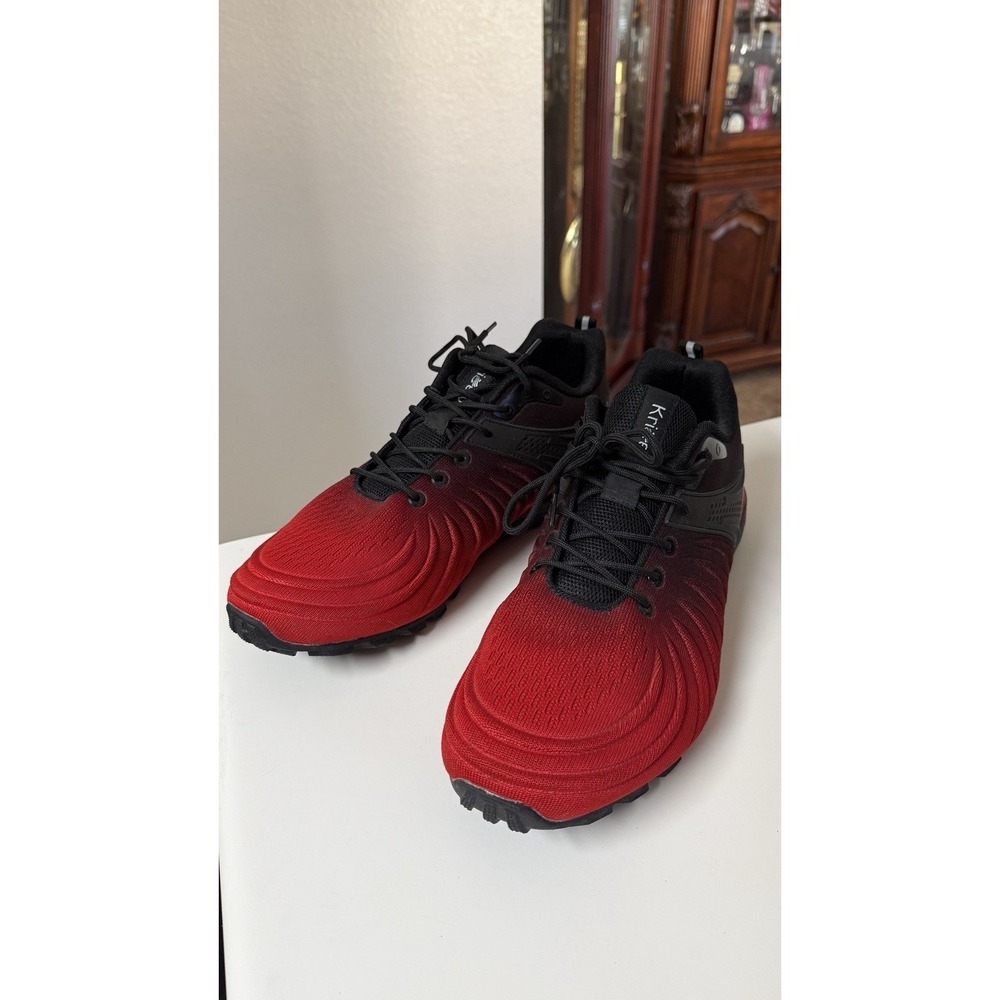 Kricely Trail Running Shoes Mens 14 Red Black M004 Hiking Athletic Sneakers